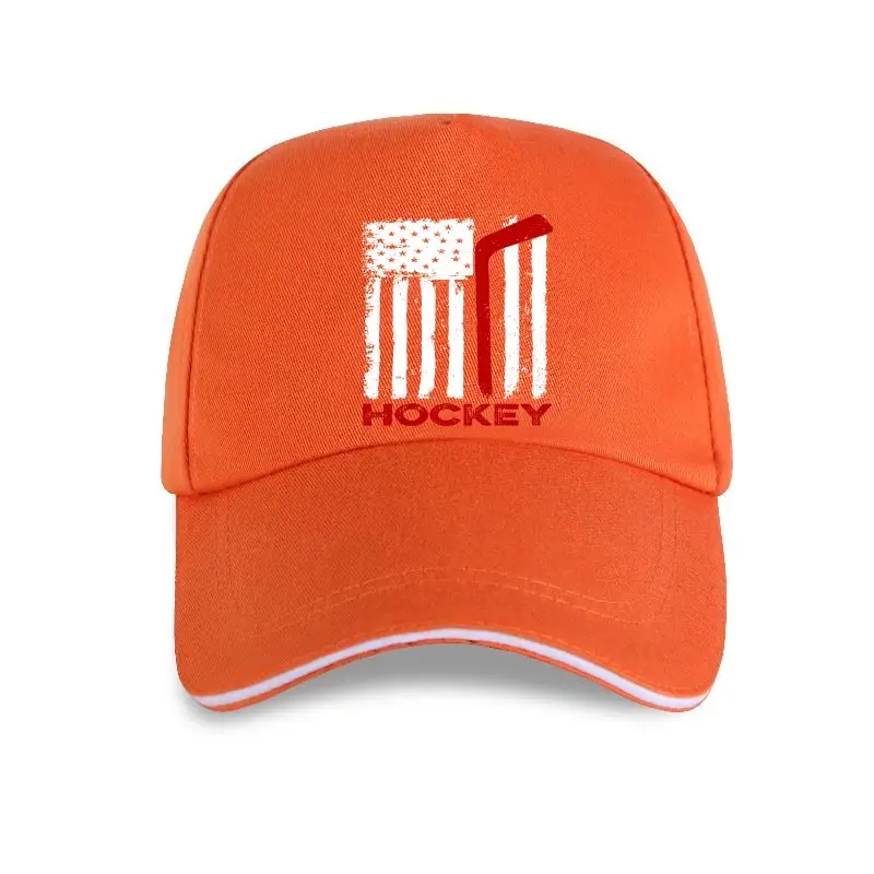 Хоккейная бейсболка американского флага США с мультяшным принтом |