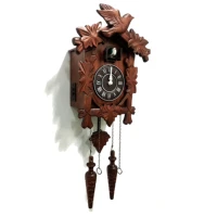 wall clock handcrafted wood cuckoo clock