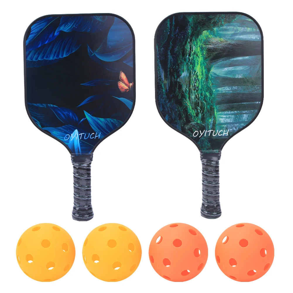 

Carbon Fiber Pickleball Paddle Racket Set Professional Outdoor Ball Sports Accessories for Beginner/Senior Player
