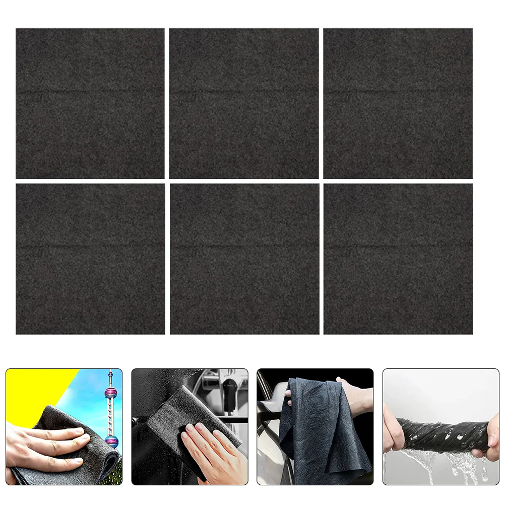 

10 Pcs Rag Cleaning Towels Cutlery Washing Cloths Dish Kitchen Duster Non-woven Fabric Convenient Home Laundry wipes black