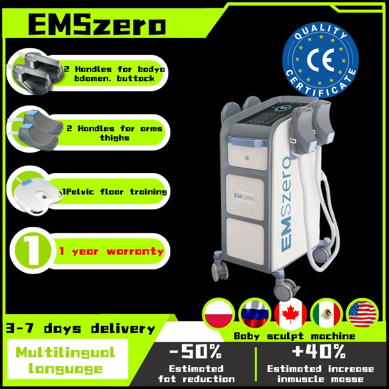 

EMSZERO 14 Tesla 6500W 2023 DLS-Emslim NEO Slimming Machine Hiemt Nova Body Sculpting EMS Pelvic Muscle Stimulator Salon