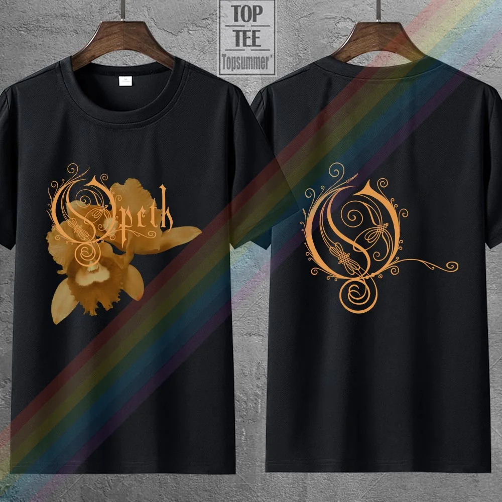 

Opeth Brown Orchid Tshirts Goth Gothic Tee-Shirt Emo Punk Vintage Blouses Crewneck T Shirt Rock Hippie T Shirts