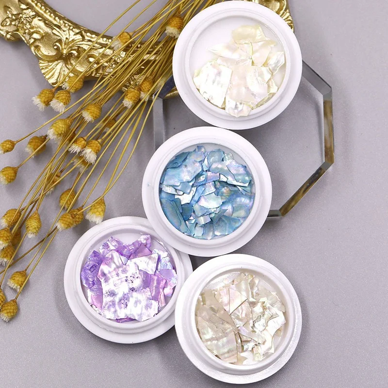 

Shell Patch Sequin High Durability Exquisite And Compact Chip Design Waterproof And Durable Abalone Shell Manicure Nail Decal