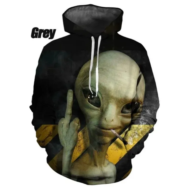 Рисунок 3 - Толстовка с 3D-принтом инопланетянина