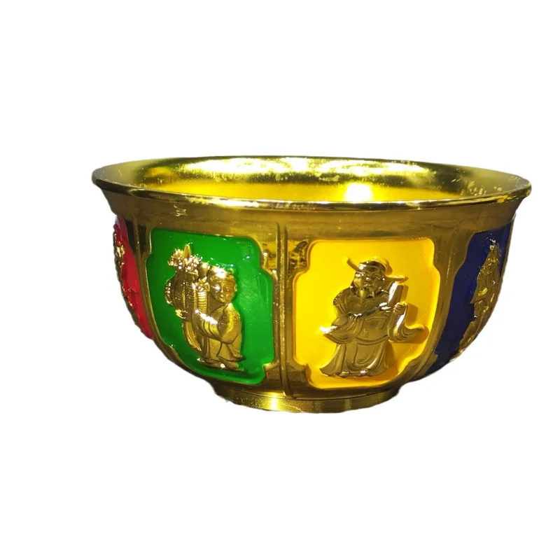 Медная чаша Cloisonné Eight Immortals Crossing The Sea