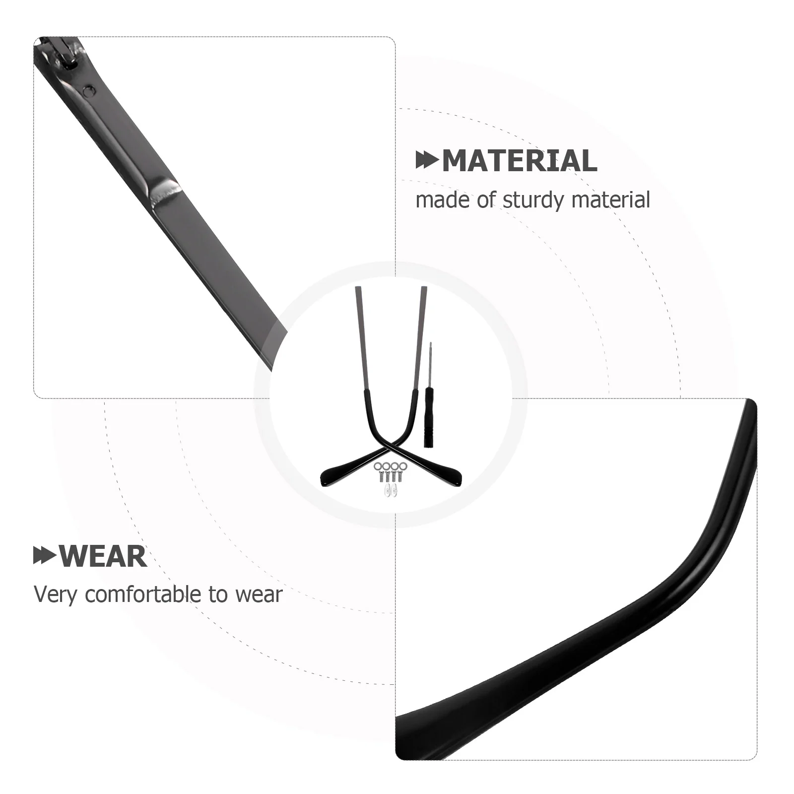 Аксессуары для очков солнцезащитные очки ножки замена оружия спортивный