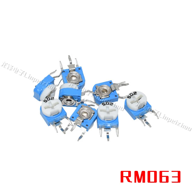 10 шт. RM063 101 201 501 102 202 502 103 203 503 104 204 потенциометр триммер регулируемый резистор