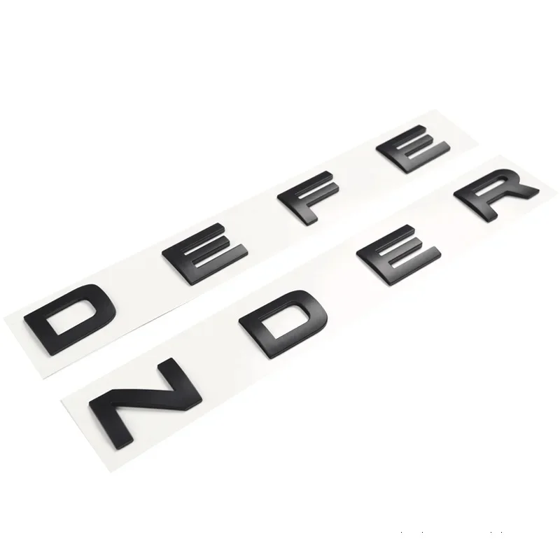 Фото Для Land Rover Defender 90 110 2020-2025 автомобильный капот с буквенной этикеткой DENFENDER капот двигателя Defender 90 110 автомобильная наклейка №4