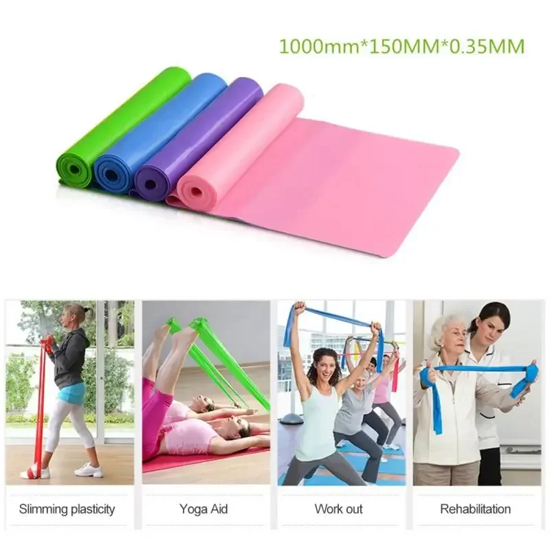 

Gym Elastic Bands Resistance Yoga Workout Sport Band Equipment Weight Women Pilates Resistance Strength Fitness Crossfit New Gum