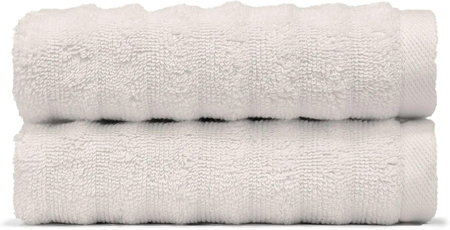 

Two piece Classic Cotton Towel Set - super soft, absorbent, quick drying - Luxury Plush towel