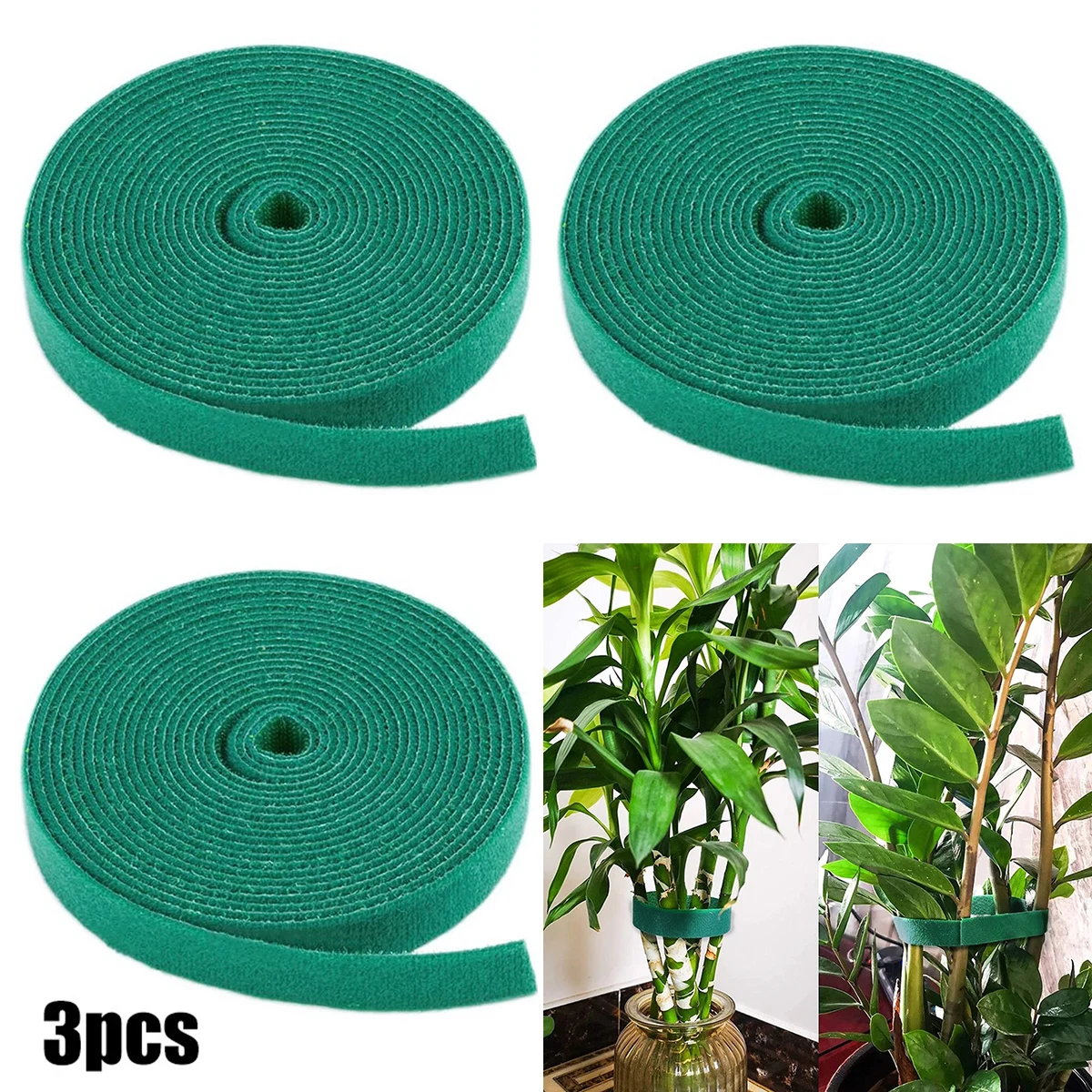 

3 шт., многоразовые Завязки для сада, с липучками