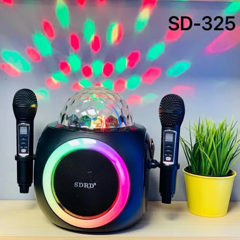 

Большие динамики caixa de som, наружный dj вечерние, караоке-динамик с микрофоном, сценическое освещение, кристальная дискотека, светодиодный bluetooth-динамик