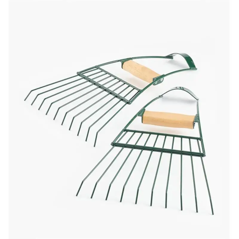

2pcs Cleaning Tool Multifunctional Rubbish Outdoor Garden Collector Lightweight Leaf Grabber Lawn Portable Debris Hand Rake Yard