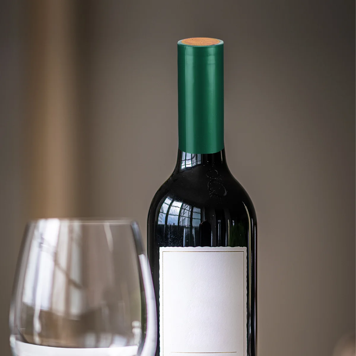 Термоусадочная пленка для красной бутылки термозащитная крышка уплотнительная