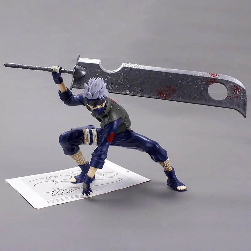 

BANDAI Anime Naruto Hatake Kakashi Doll Naruto Accessories Action Figure Model Doll Cartoon Children Toys Cool Birthday Gift PVC