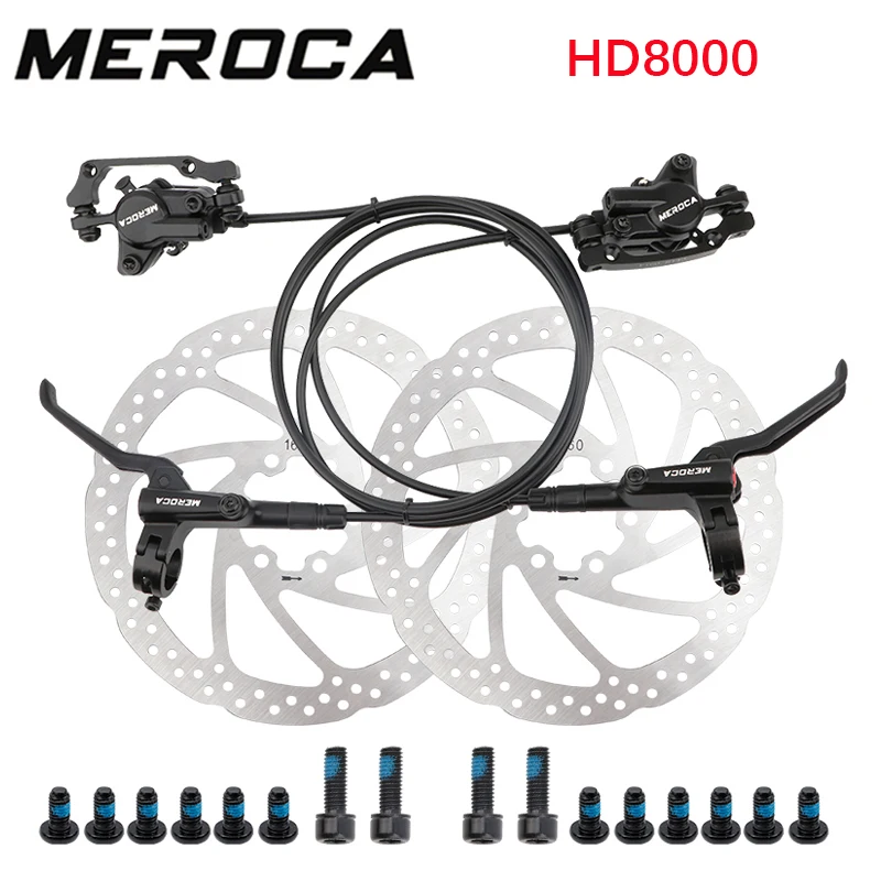 

Велосипедный Тормоз MEROCA M8000 22,2 мм, гидравлический дисковый тормоз для горного велосипеда, гидравлический тормоз DH AM FR, гидравлический штанг...