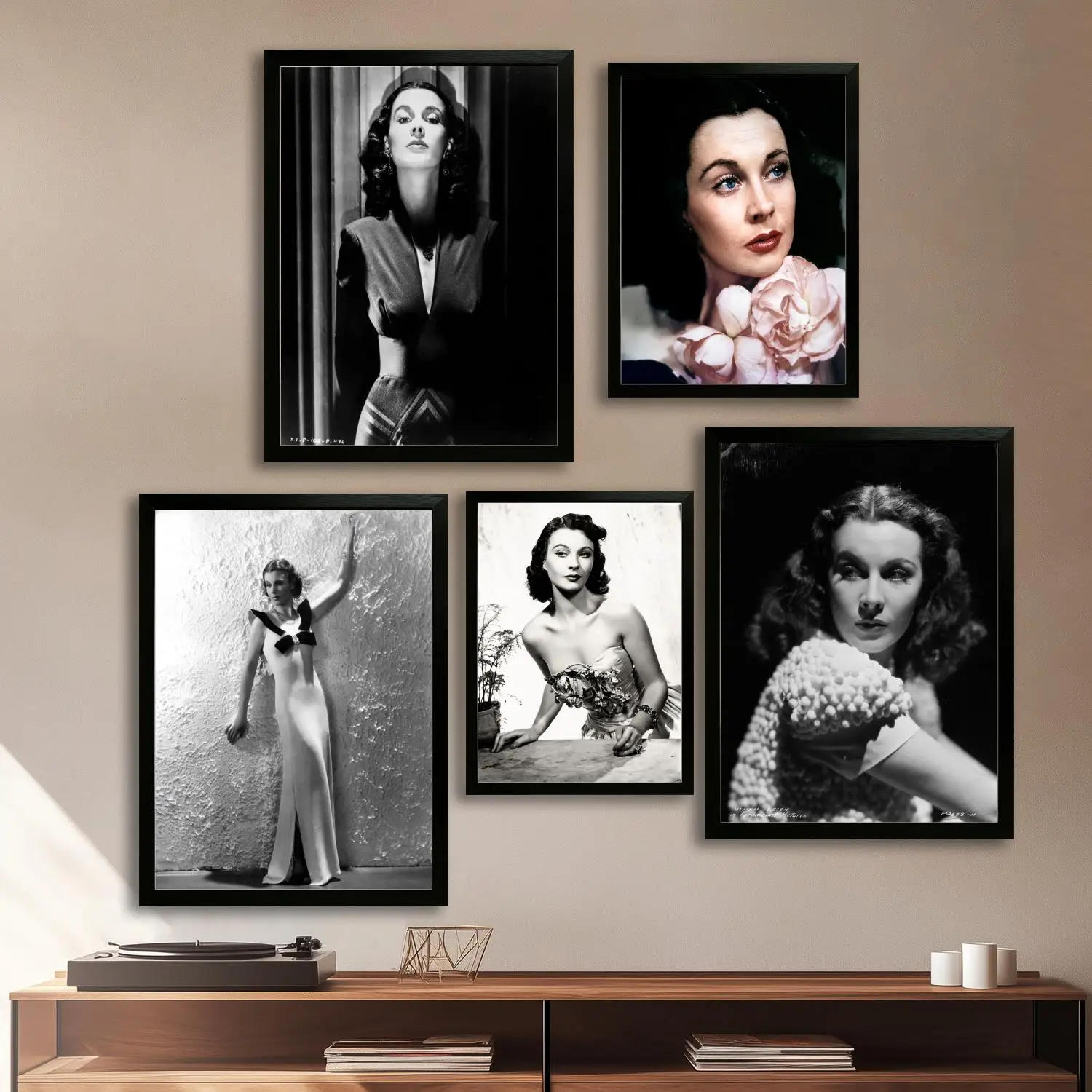 Вивиен лей холст художественный постер и настенное искусство печать с