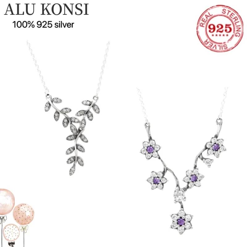 

Женское ожерелье из серебра 2021 пробы, с кристаллами