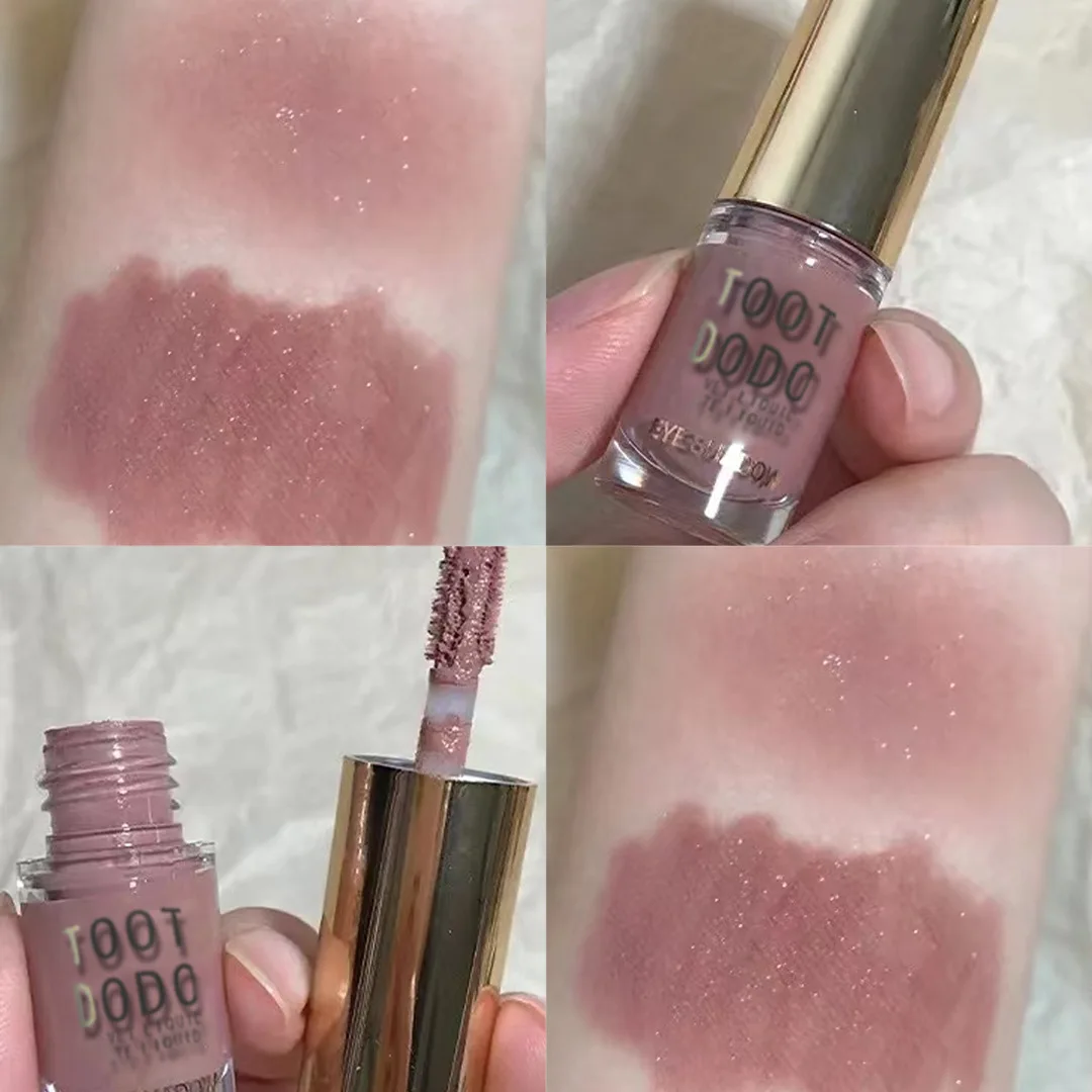 Блестящие жидкие тени для век 6 цветов |