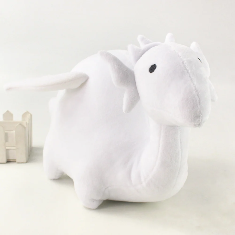 

25cm Kanna Kamui Plush Toys Cartoon White Style Dragon Plush Dolls