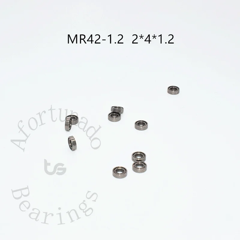 

MR42-1.2 10 шт. 2*4*1,2 (мм) миниатюрные подшипники из хромированной стали