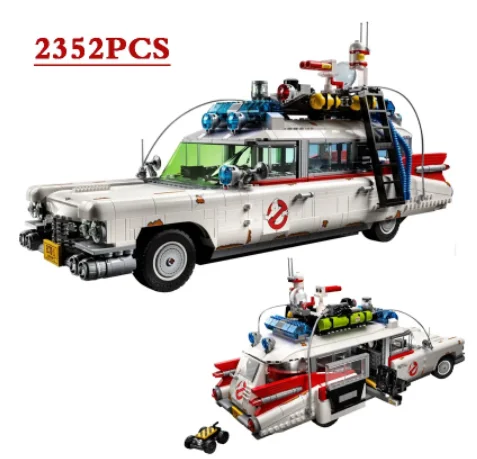 

2352PCS Ghostbusters ECTO-1 Creative Vehicle Building Block Compatible with 10274 Bricks Toy Car Model Car Kit for Adults