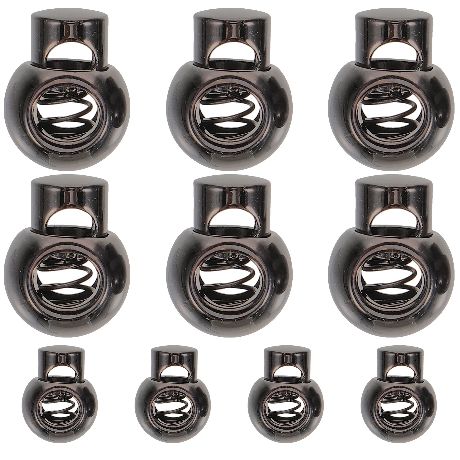 

Cord Lock Adjustable Drawstring Buckles Bungee Rope Toggle Metal Locks Drawstrings Holes