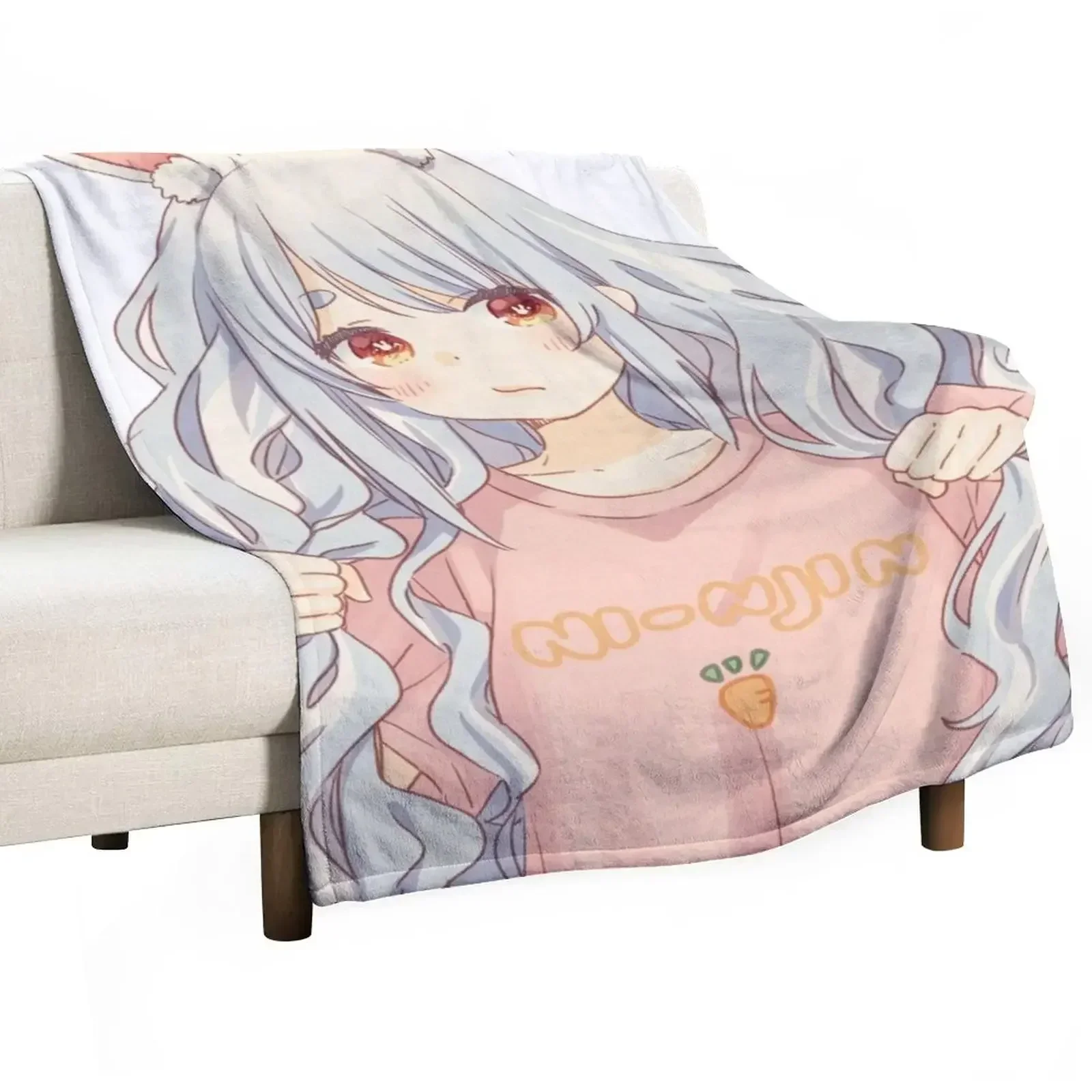 Одеяло Usada Pekora плюшевое