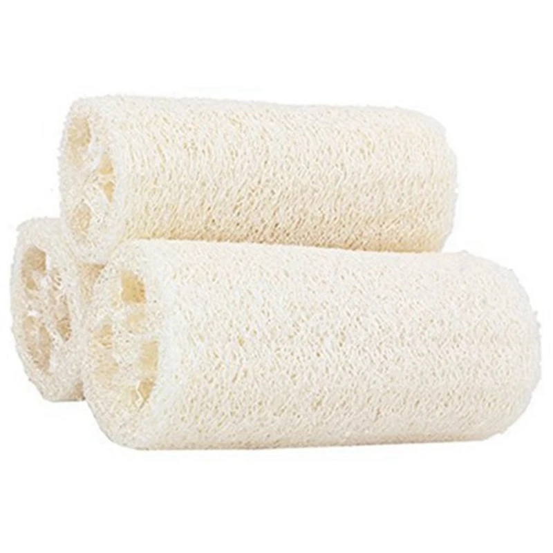

4 Pcs 6Inch Length Natural Loofah Sponge Skin Care,Bath Body Scrubbers For Removing Dead Skin,Loofah Dish Cloth Sponge
