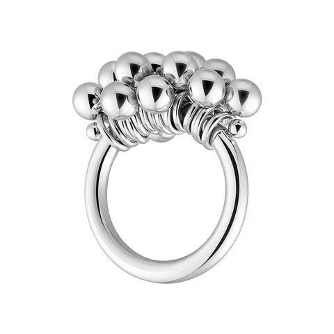 ENFASHION Стальное кольцо с шариком для женщин