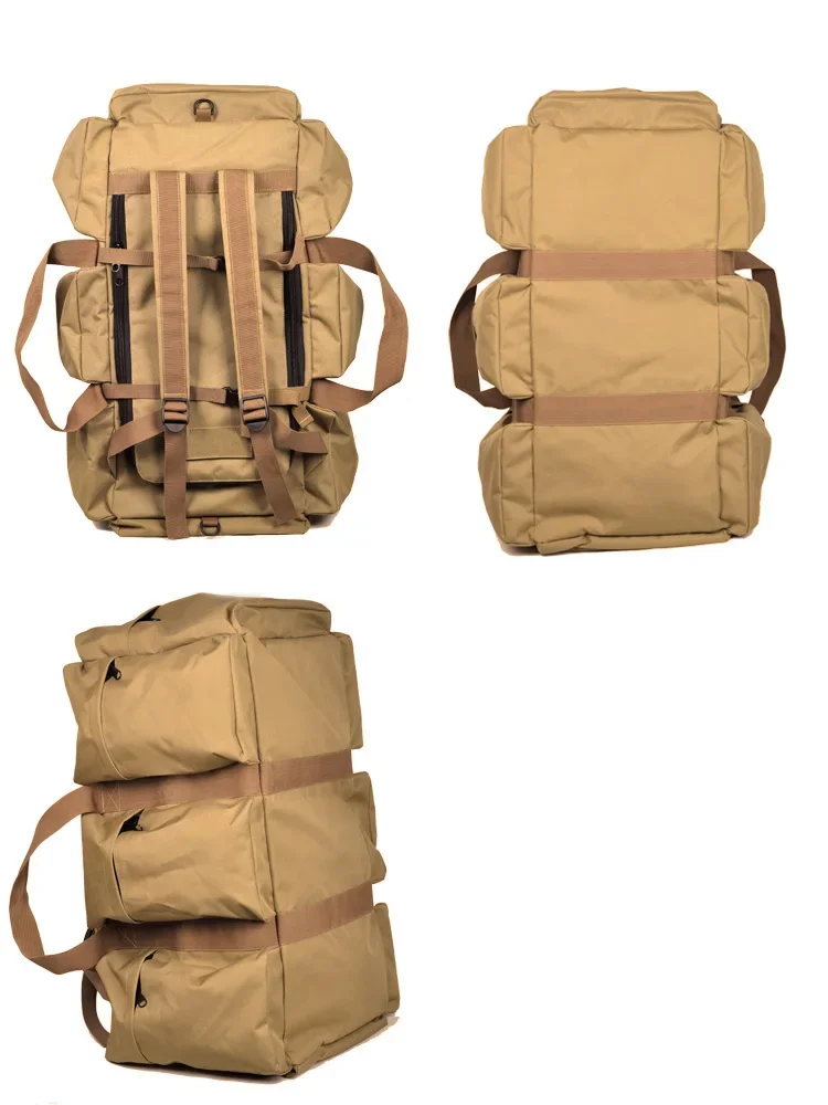 Спортивная сумка для альпинизма 70 л водонепроницаемая камуфляжная тактическая