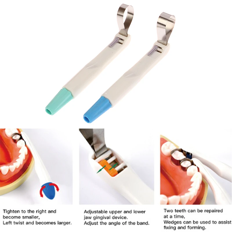 

1pc Dental Matrix System Lab Stainless Steel Adjustable Matrix Band Dental Crown Materials Disposable Medical Instrument Tool