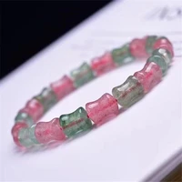 2022 new green pink crystal women strand bracelets natural crystal stone yoga beads healing reiki jewelry