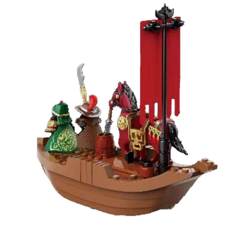 Три царства: Гуань Юй идет на встречу с одним лезвием оружия кирпичная