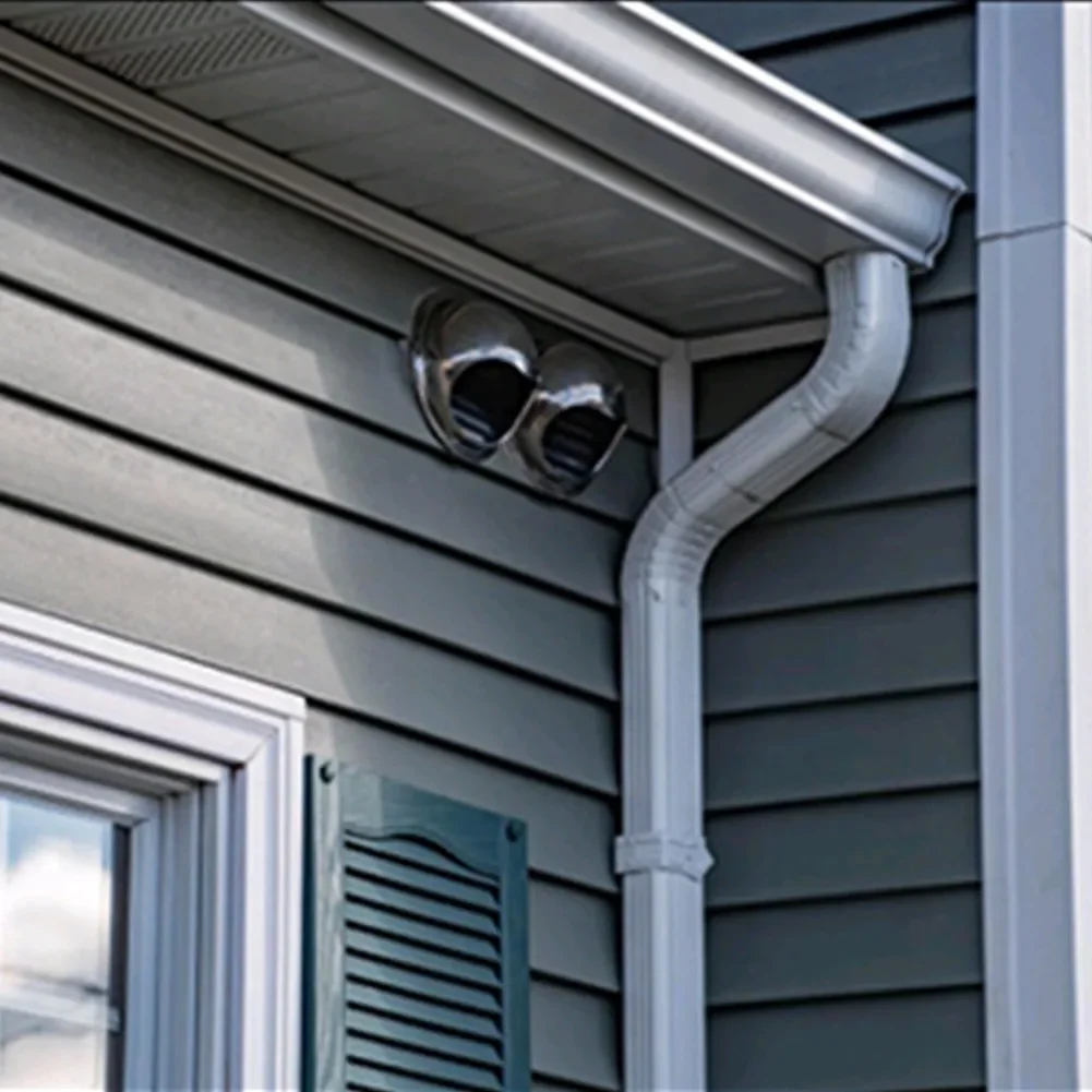 Настенная деталь из нержавеющей стали тройная оболочка розетка вентиляционные