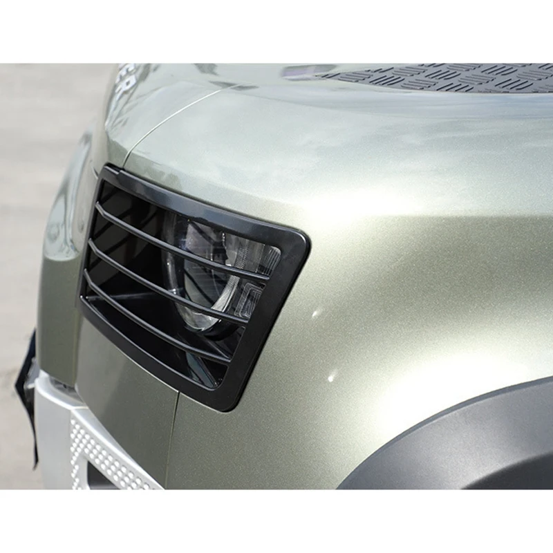 Металлический передний абажур светодиодная крышка для фары решетка 2020-2022 Land Rover