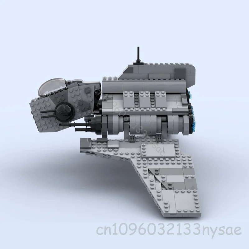 MOC Nu class Attack Shuttle Republic версия строительные блоки космический корабль боевая модель