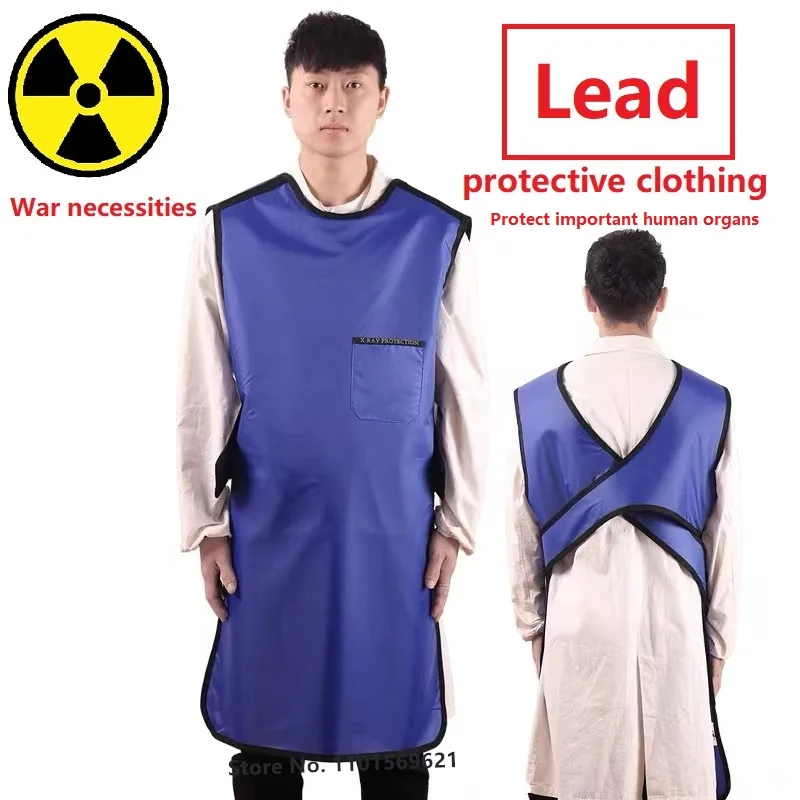 

Nuclear War Necessities Lead Material Lead Protective Clothing Gloves Neck Bib Nuclear Radiation X-RAY Shield