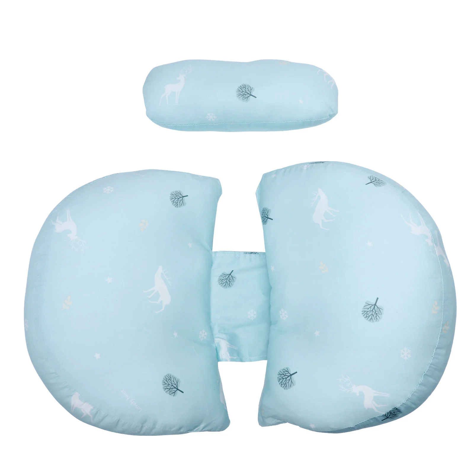 

Pillow Pregnancy Maternity Waist Cushion Breastfeeding Shaped Lumbar Nursing Full Belly Memory Foam Support