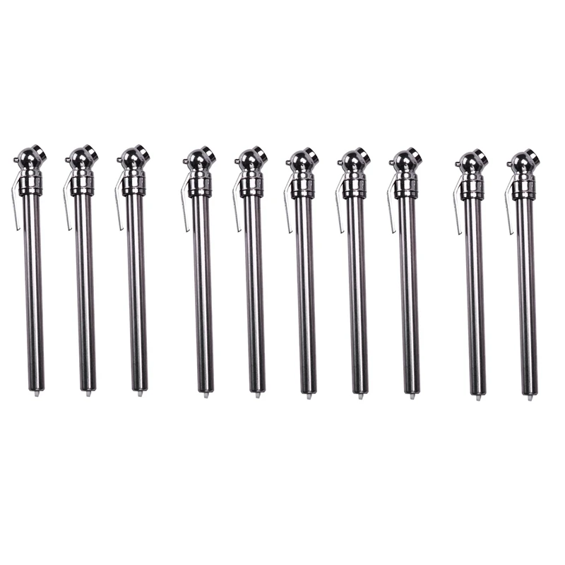 

10 Pack Pencil Tire Pressure Gauge 5-50 PSI Universal For Car Motorcycle Bicycle