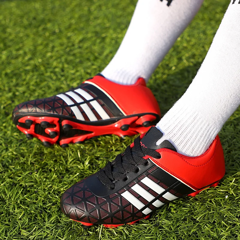 Children And Youth Outdoor Training Soccer Shoes Non-Slip Athletic Shoes For Both Men And Women Size 31-43 Lawn Soccer Shoes