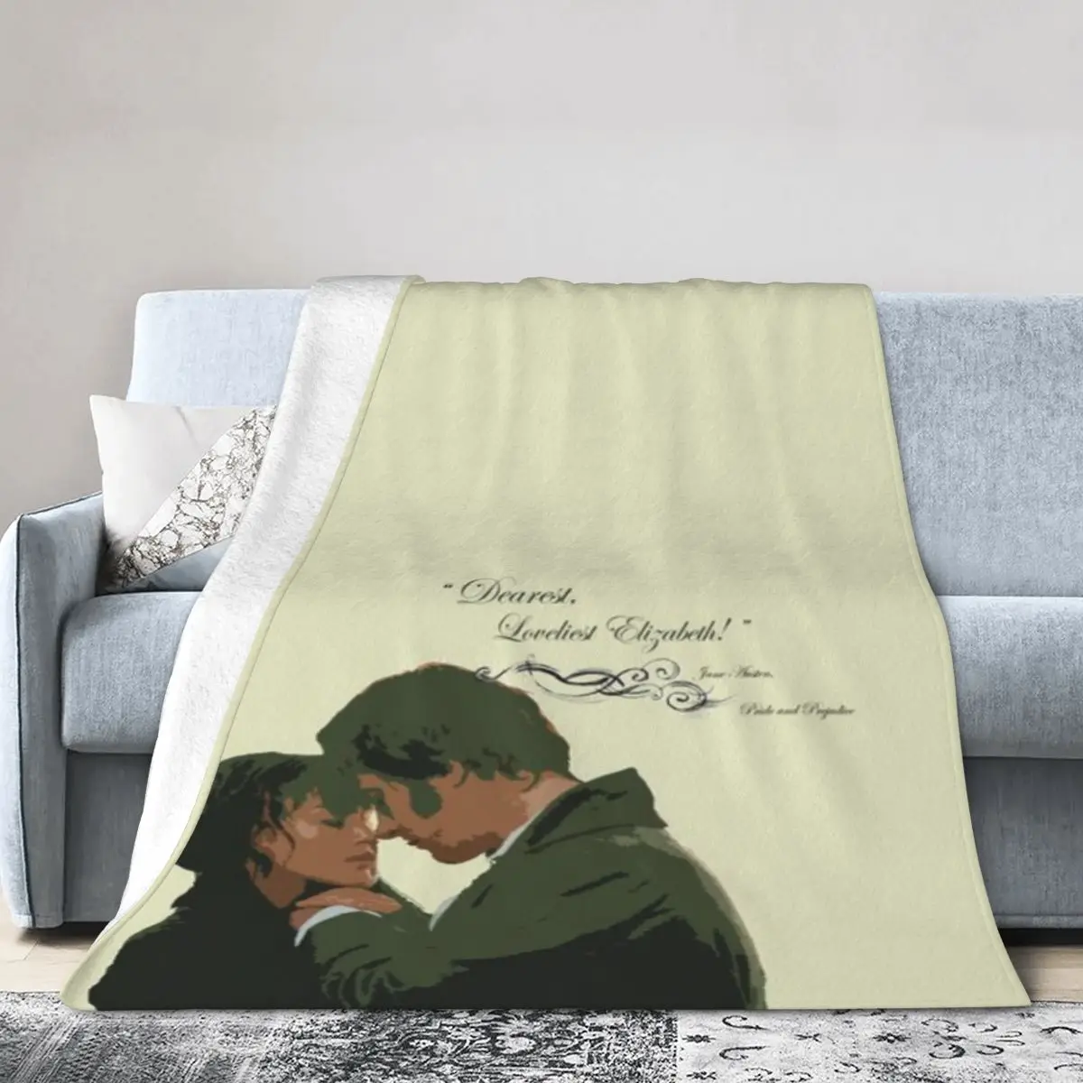 Гордость и предубеждение дорогая любовь Элизабет ультрамягкое одеяло из