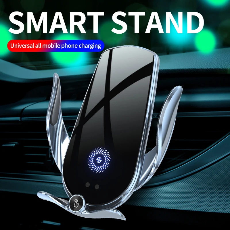 

M1 Car Wireless Charger Mobile Phone Holder Automatic Induction Electric Clamping Navigation Frame Car Phone Holder