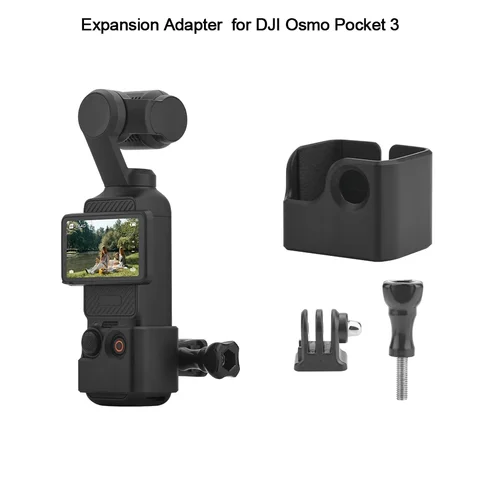 Адаптер расширения для ручной карданной камеры DJI Osmo Pocket 3, держатель кронштейна с винтовой рамкой 1/4, аксессуары для камеры Pocket3