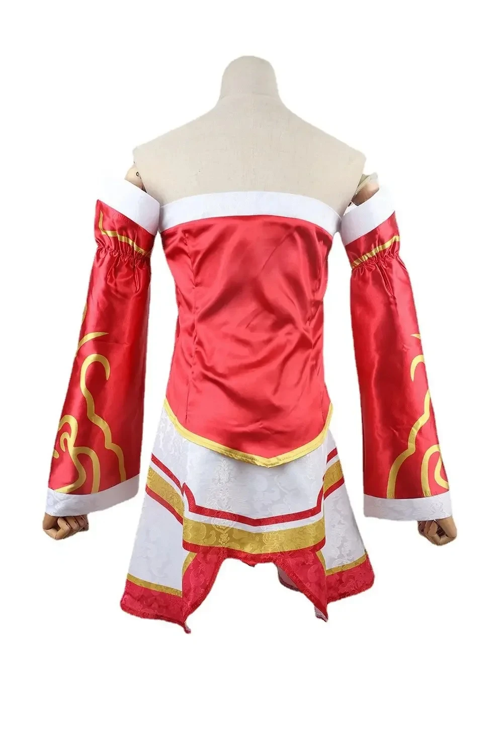 Женский костюм для косплея красный Хэллоуина с девятью хвостами