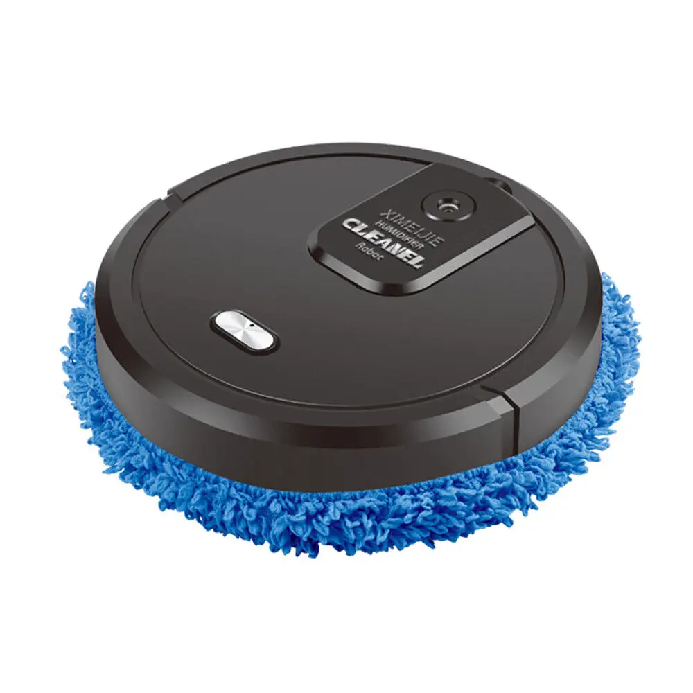 

3in1 Automatic Electric Sweeper Machine Wet & Dry Mopping Machine Sweeping Robot Black USB charging