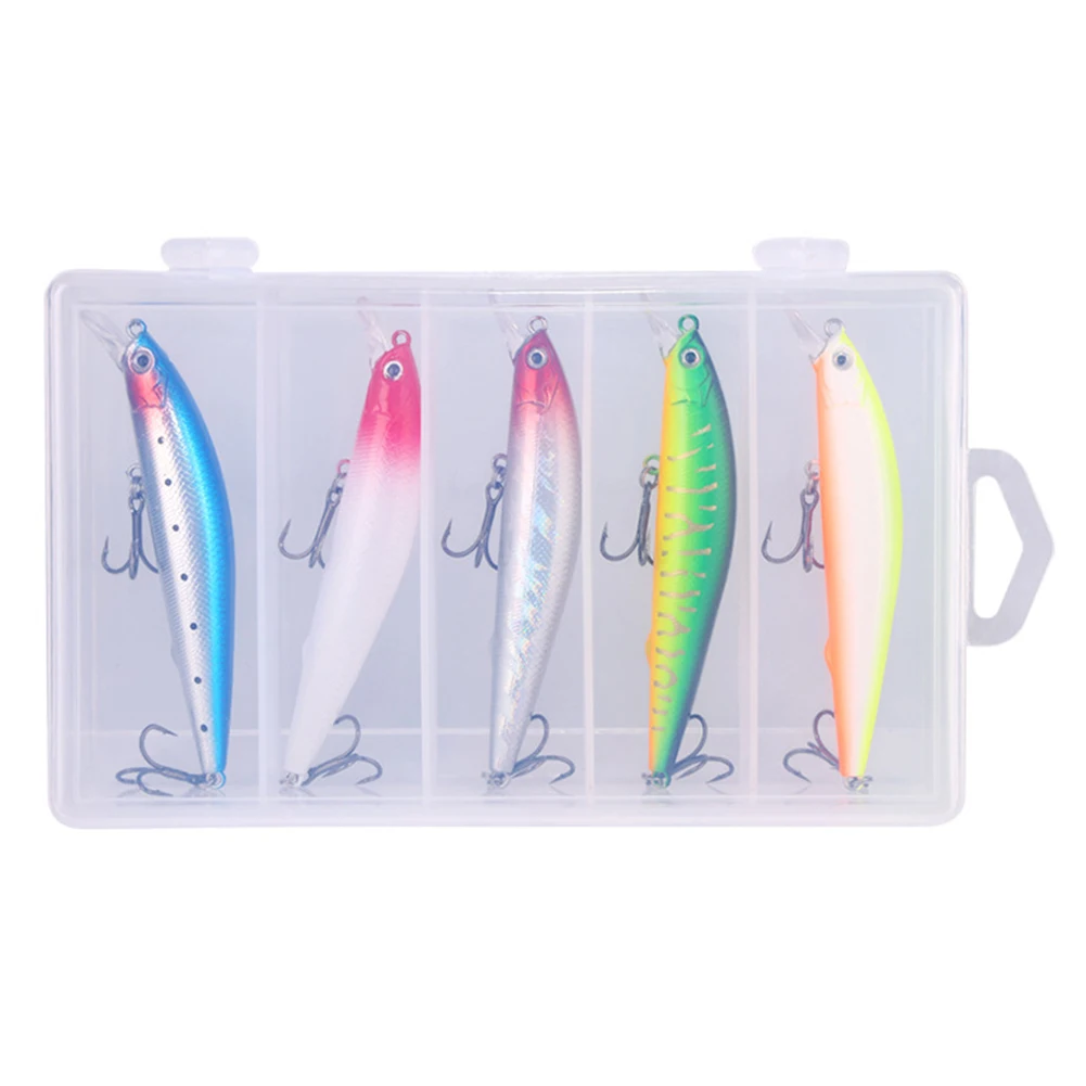 

5pc 10.5g/9.5cm Artificial Bait Minnow Fishing Lure Crankbait Tackle Wobbler Fishing Wobblers Crankbait Minnows