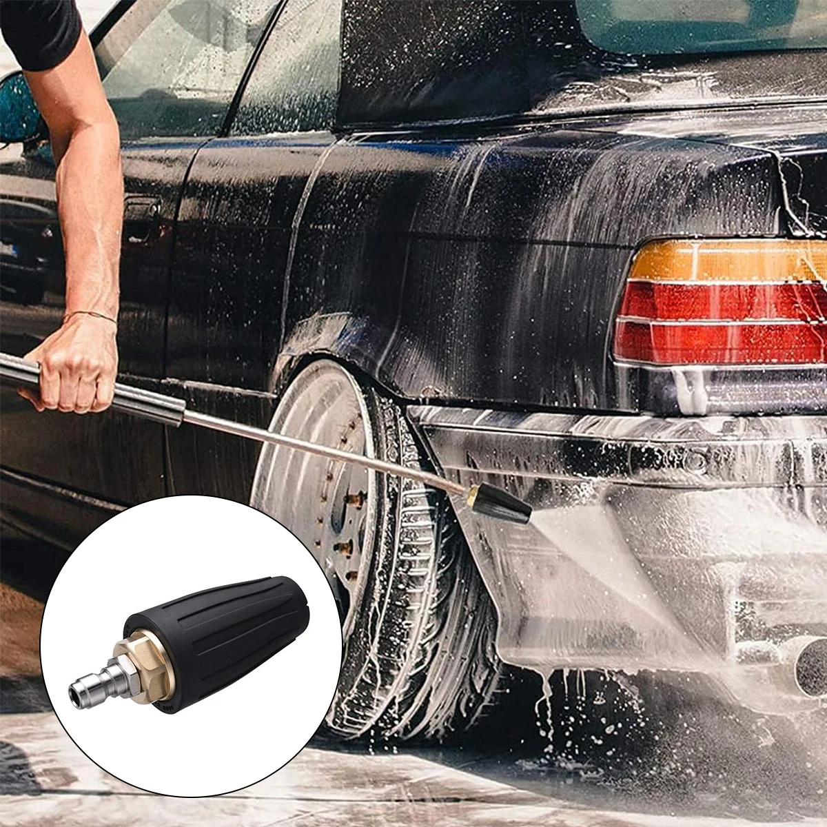 1 шт. распылитель с турбонасадкой для мойки высокого давления 1/4 дюйма быстрым