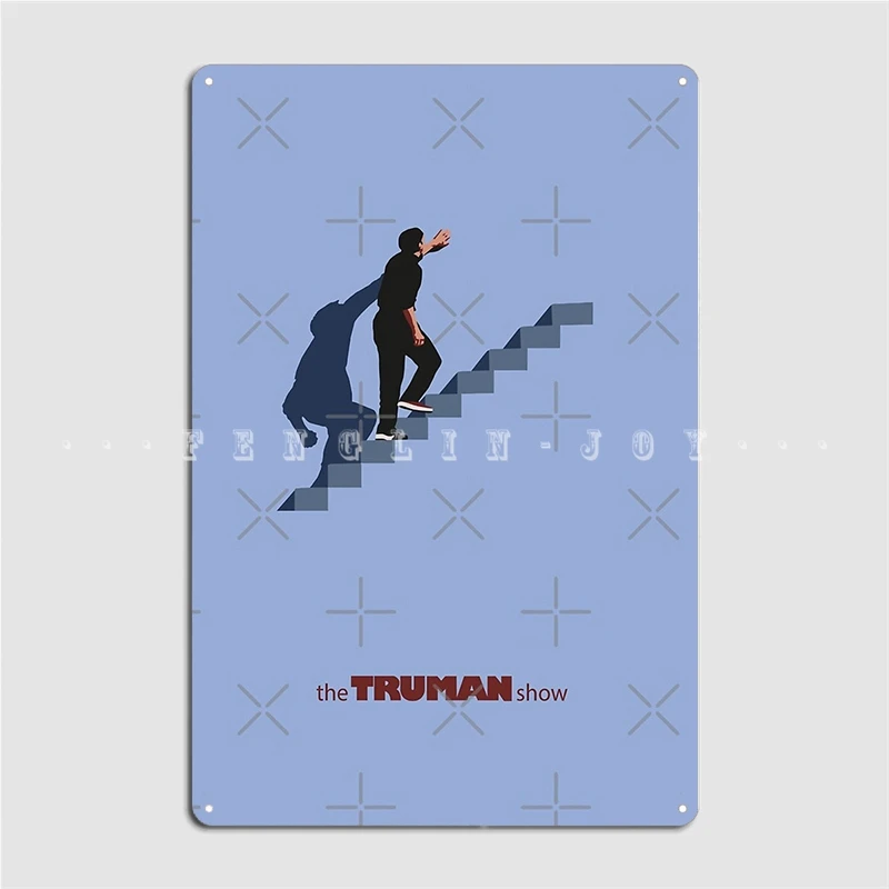 

The Truman Show Metal Plaque Poster Wall Mural Cinema Create Wall Decor Tin Sign Poster