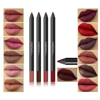 9 colors lip liner function eyeliner eyebrow line available lip pencil lipstick makeup sexy brown long lasting cosmetic tools